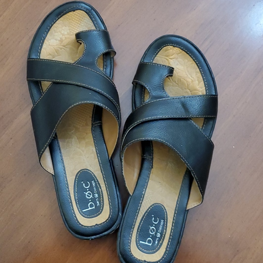 B. O. C. Sandals (slides)